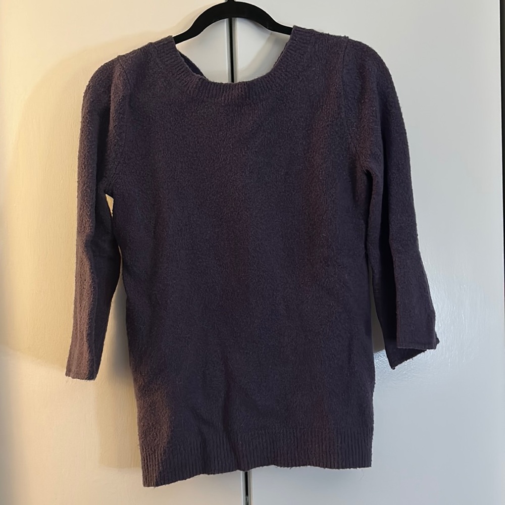 Gap purple sweater cotton and wool